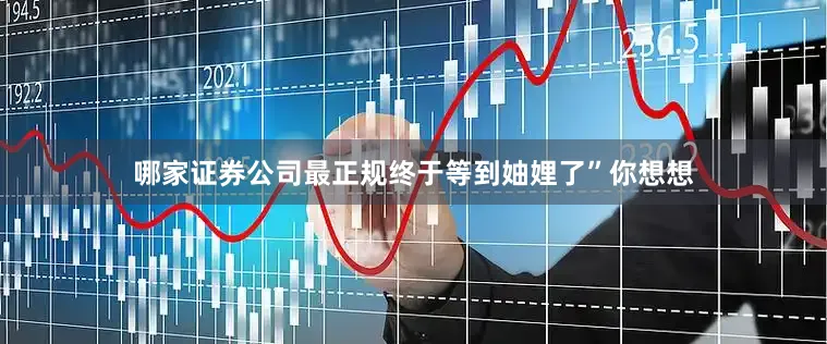 哪家证券公司最正规终于等到妯娌了”你想想